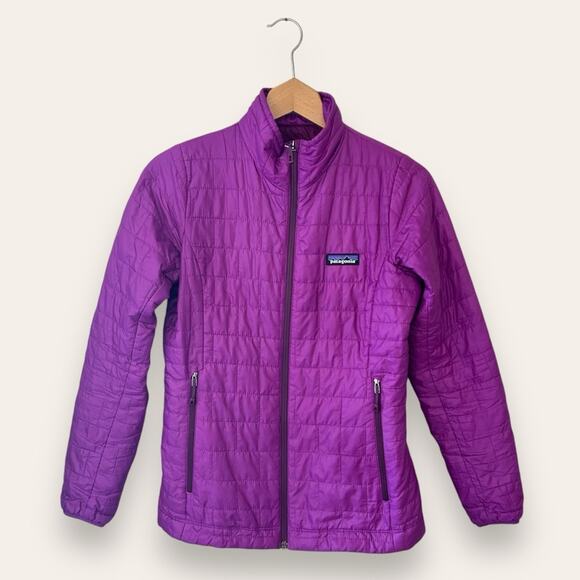 Patagonia Nano Puff Insulated Quilted Jacket Vibrant Purple Extra Small Women’s - Picture 8 of 8